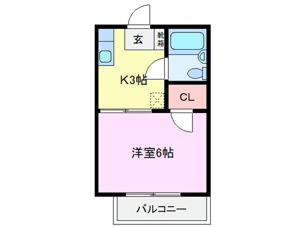 ＫＡＭＥＨＯＵＳＥの物件間取画像